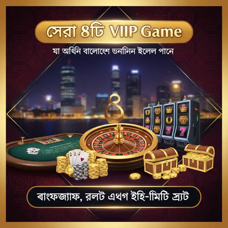সেরা VIP Game ক্যাসিনো পরিবেশ